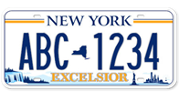 New York License Plate Design and Format