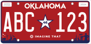 Oklahoma License Plate Format and Design