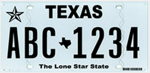 Texas License Plate Identification