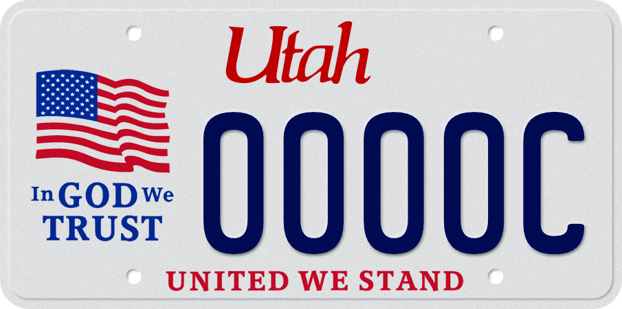 Utah License Plate Design and Format